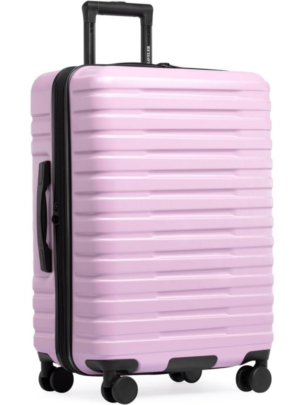 Expandable Hardside Travel Luggage, 26-Inch, 8 Spinner Wheels, Lavender Color